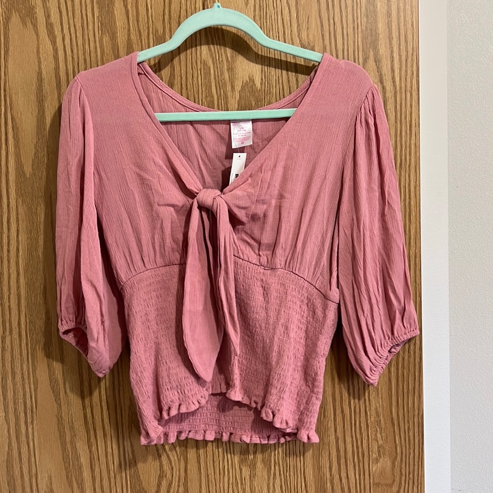 Pink blouse